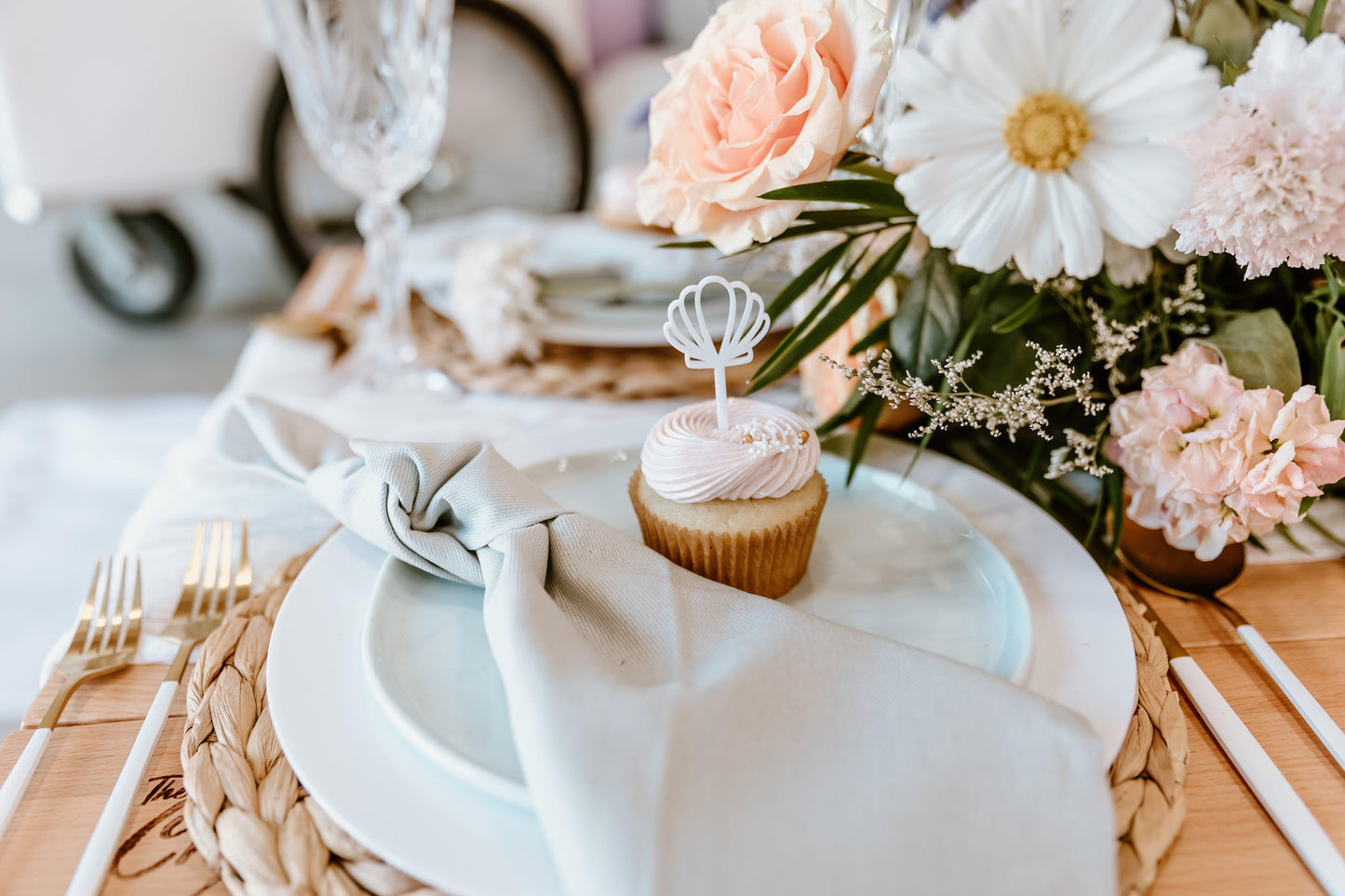 Mermaid Acrylic Cupcake Toppers, Pack of 12 | Amazing Pinatas