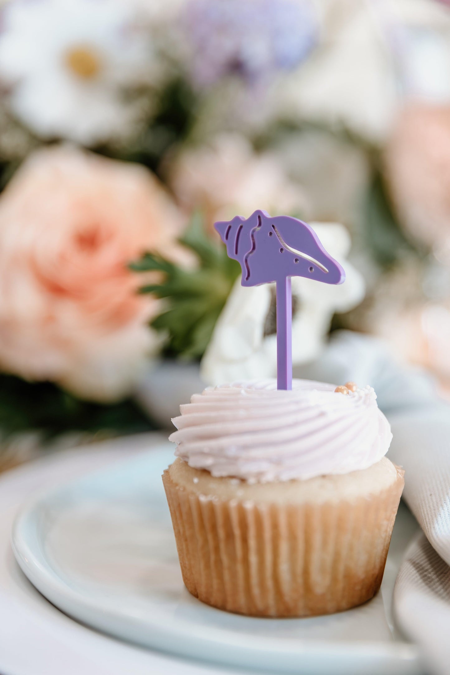 Mermaid Acrylic Cupcake Toppers, Pack of 12 | Amazing Pinatas