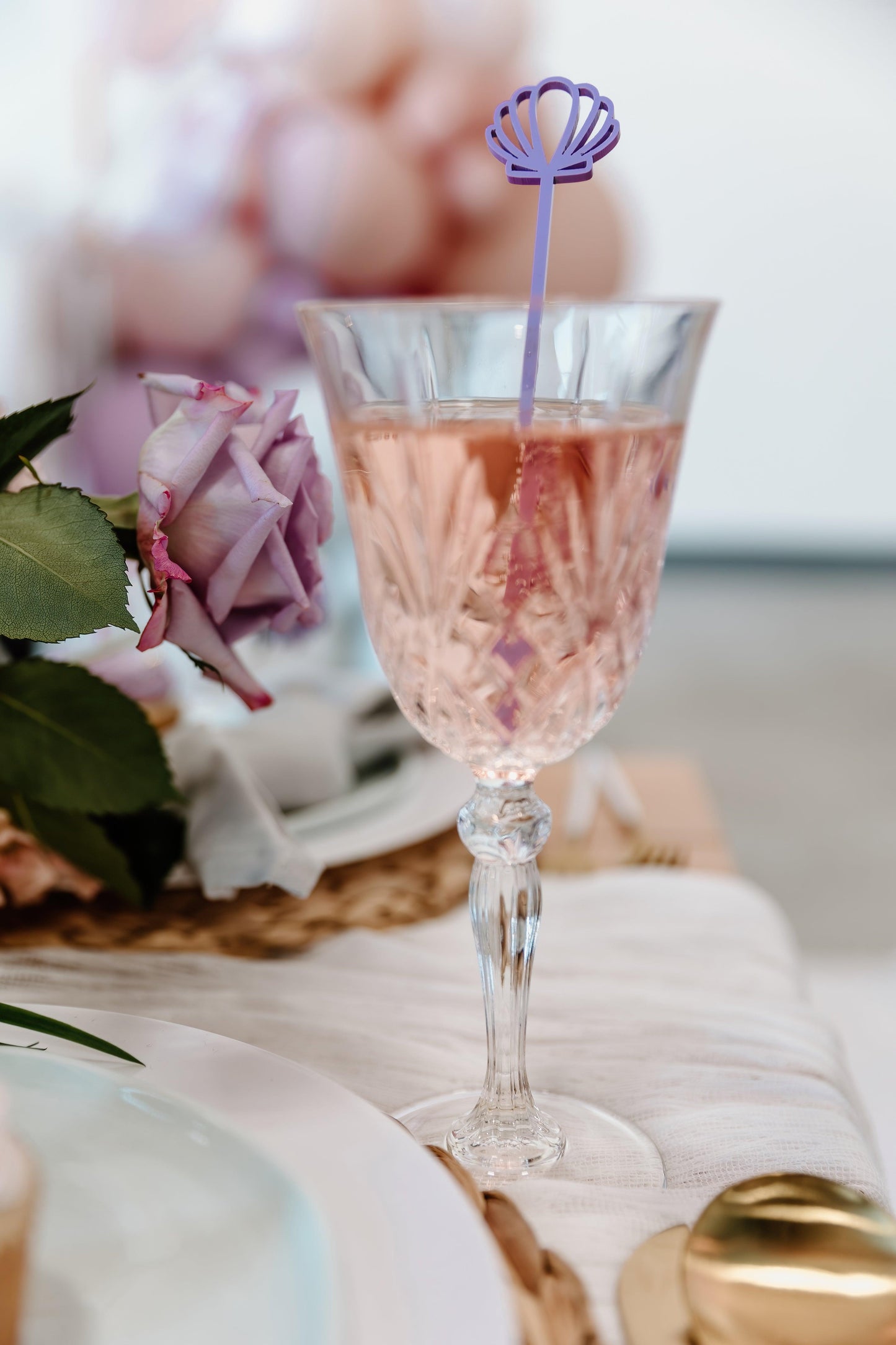 Mermaid Collection Acrylic Drink Stirrers, Pack of 12 | Amazing Pinatas