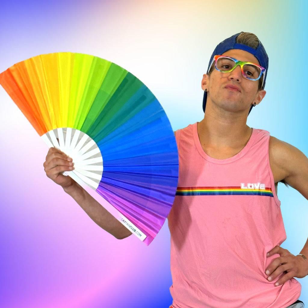 Over The Rainbow Fan (UV) | Amazing Pinatas
