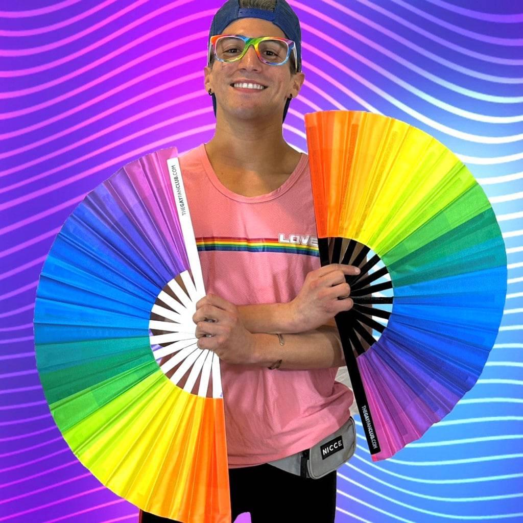 Over The Rainbow Fan (UV) | Amazing Pinatas