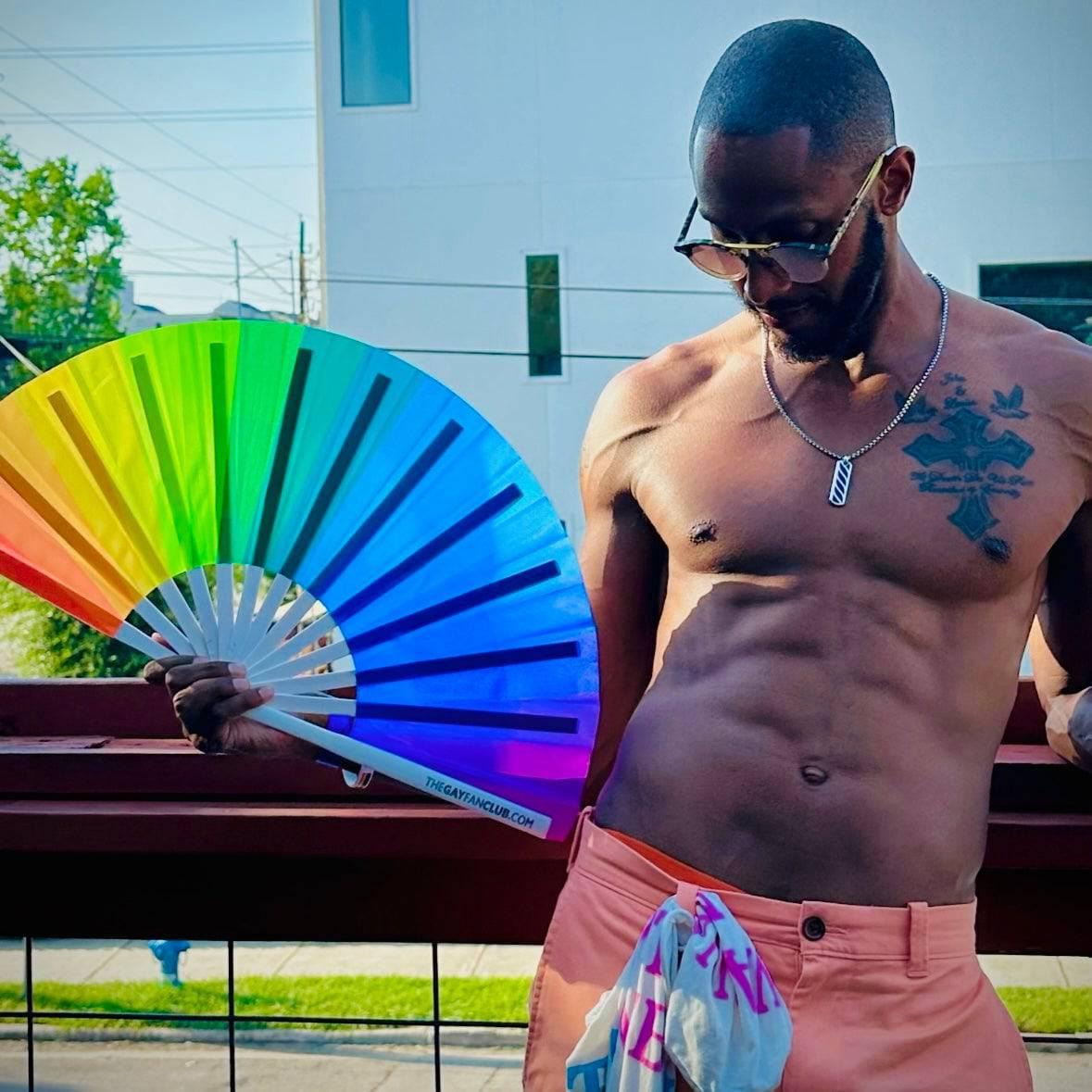 Over The Rainbow Fan (UV) | Amazing Pinatas