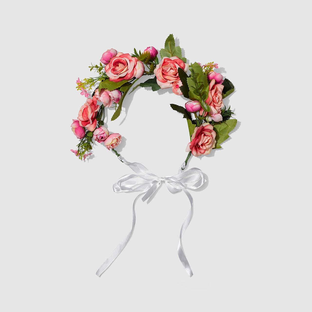Pink Rose Flower Crown (Kids Size) | Amazing Pinatas