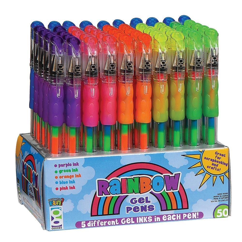 Rainbow Gel Pens | Amazing Pinatas