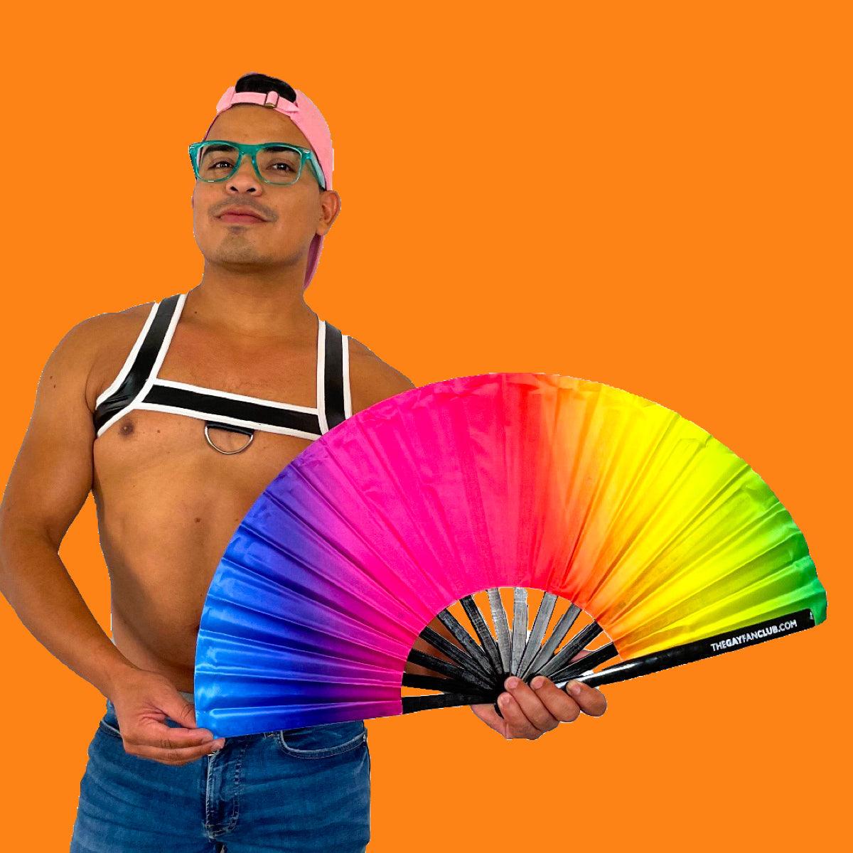 Rainbow Rave Fan (UV) | Amazing Pinatas