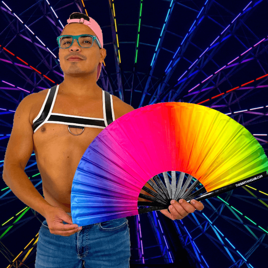Rainbow Rave Fan (UV) | Amazing Pinatas