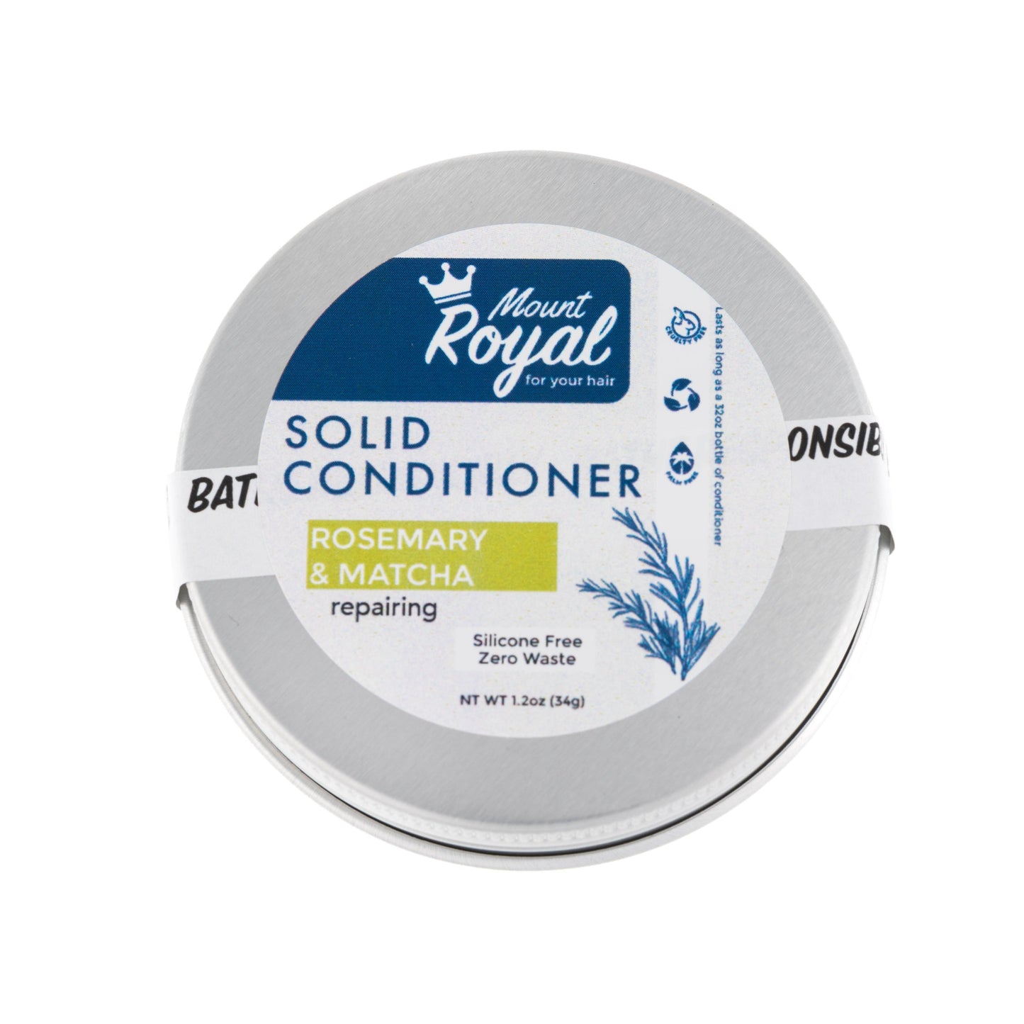 Rosemary & Matcha- Repairing Conditioner Bar | Amazing Pinatas