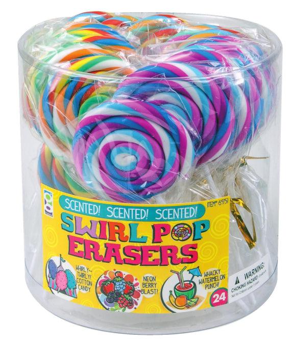 Scented Swirl Pop Erasers | Amazing Pinatas