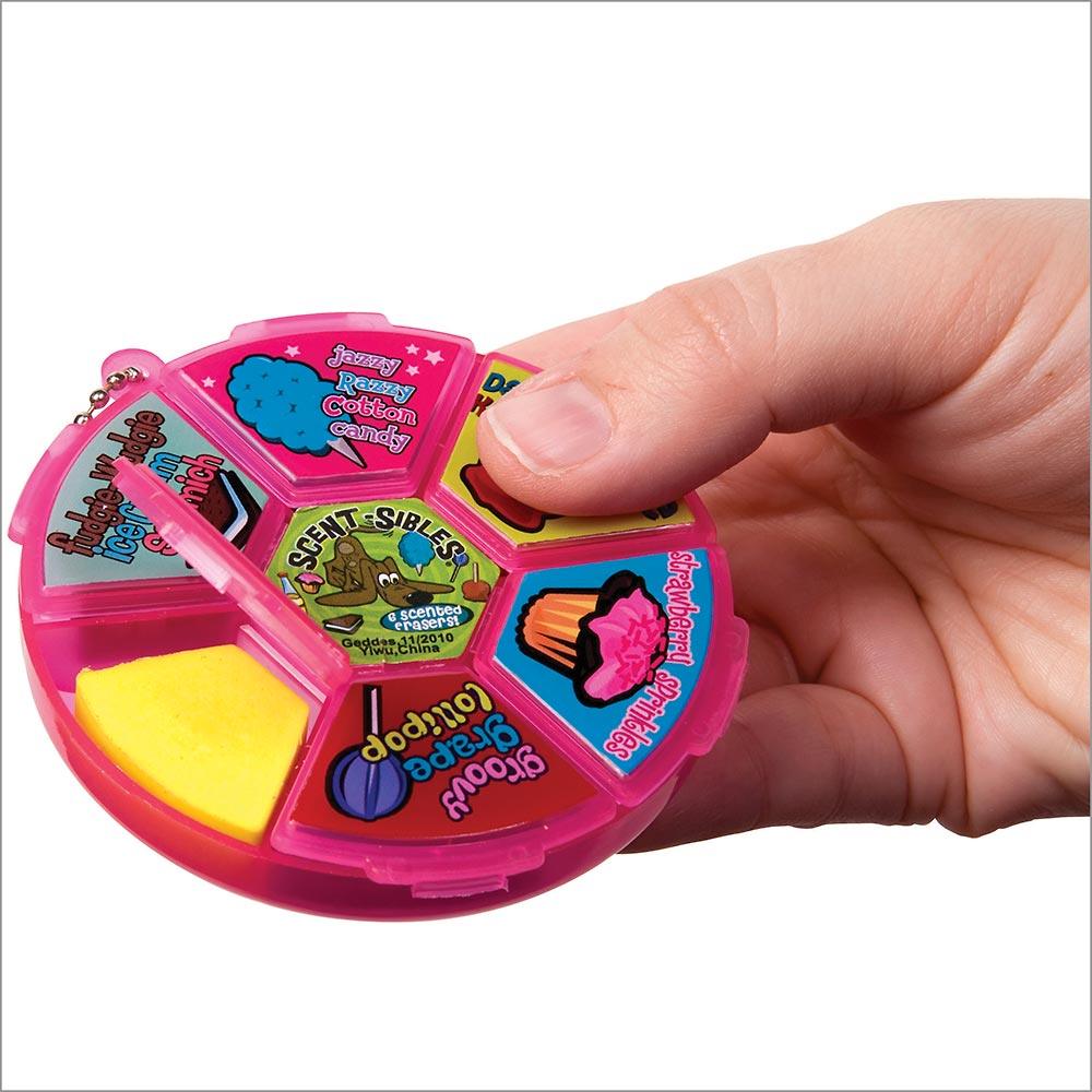 6-Ct Scentsibles Carnival Eraser Wheels | Amazing Pinatas