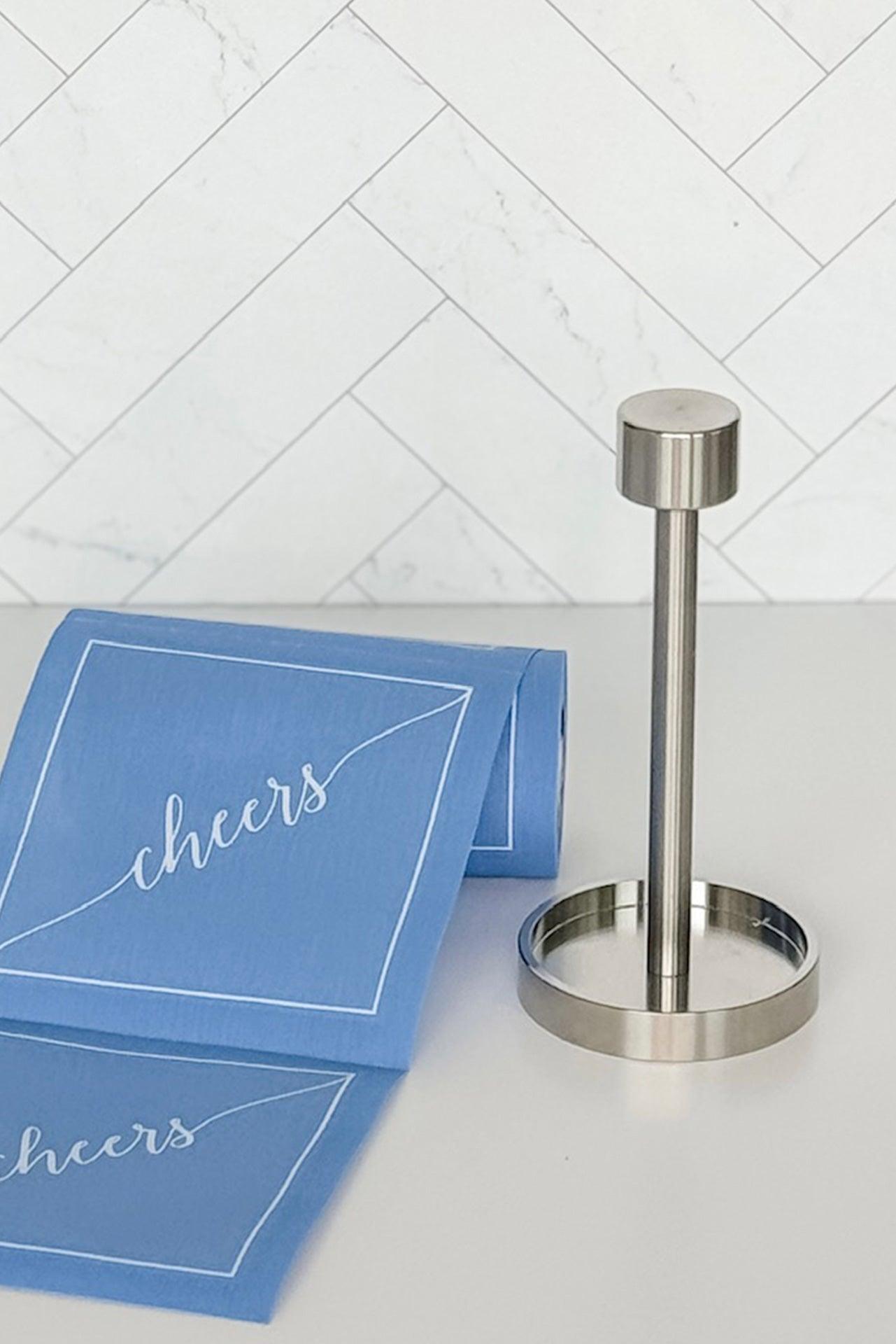 Silver Cocktail Napkin Stand | Amazing Pinatas