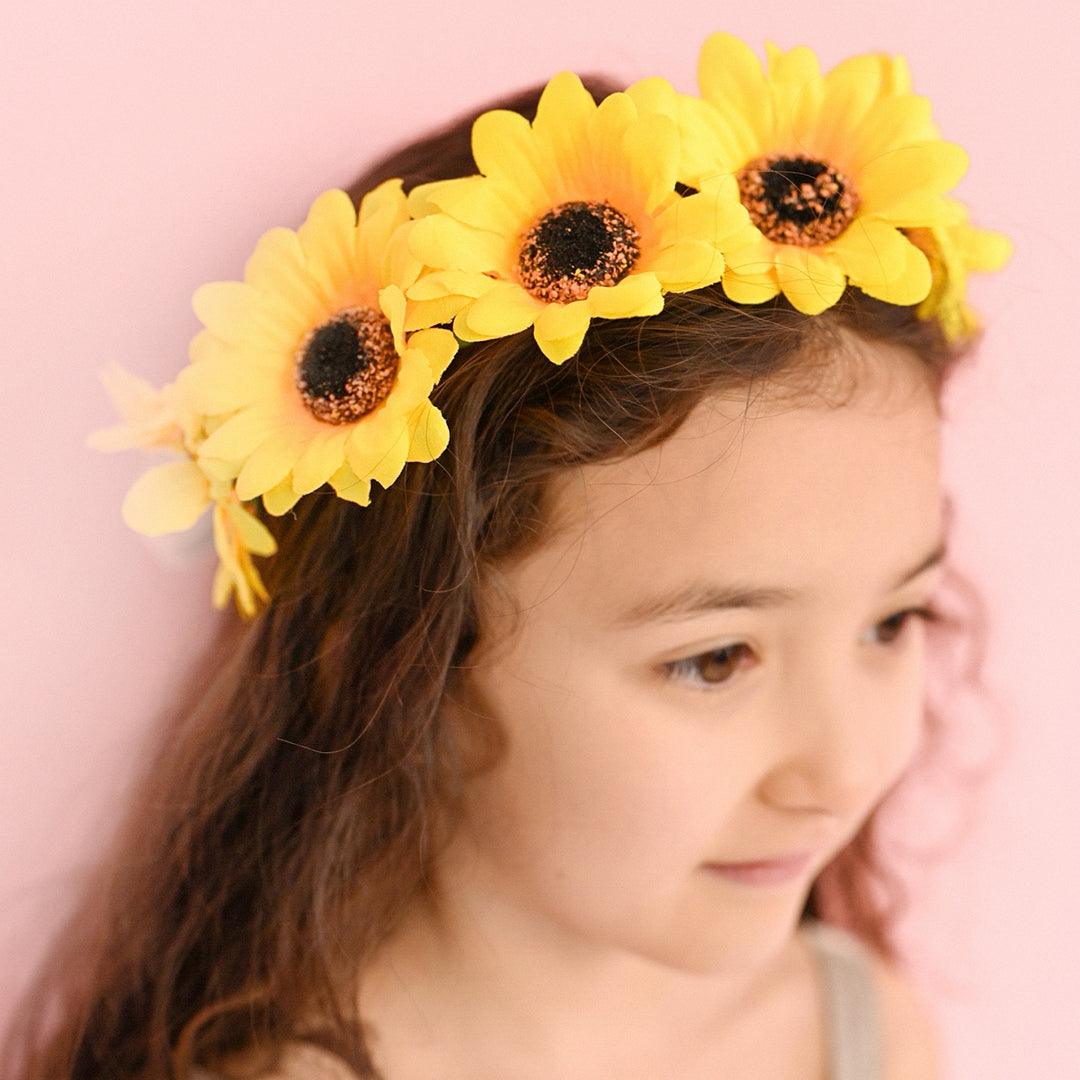 Soak Up The Sunflower Flower Crown (Kids Size) | Amazing Pinatas