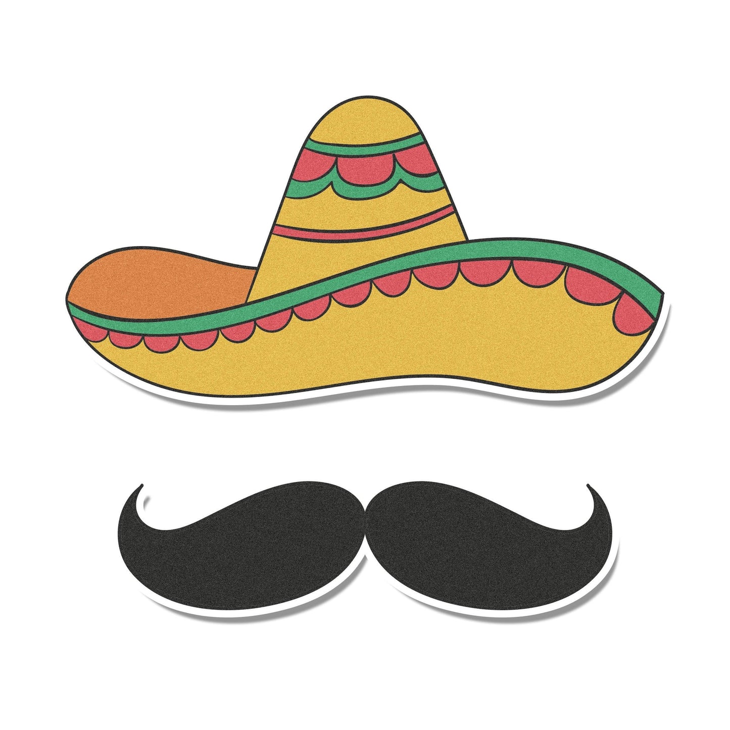 Sombrero & Mustache Edible Cupcake Toppers | Amazing Pinatas