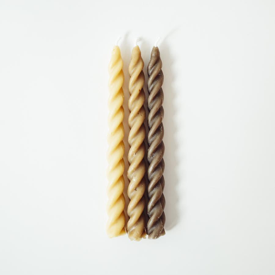 Spiral Taper Beeswax Candles | Amazing Pinatas