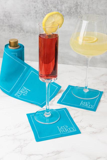 The Real Teal Cocktail Napkins | Amazing Pinatas