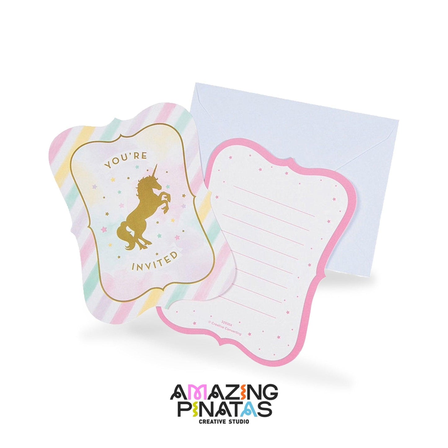 Unicorn Invitations | Amazing Pinatas