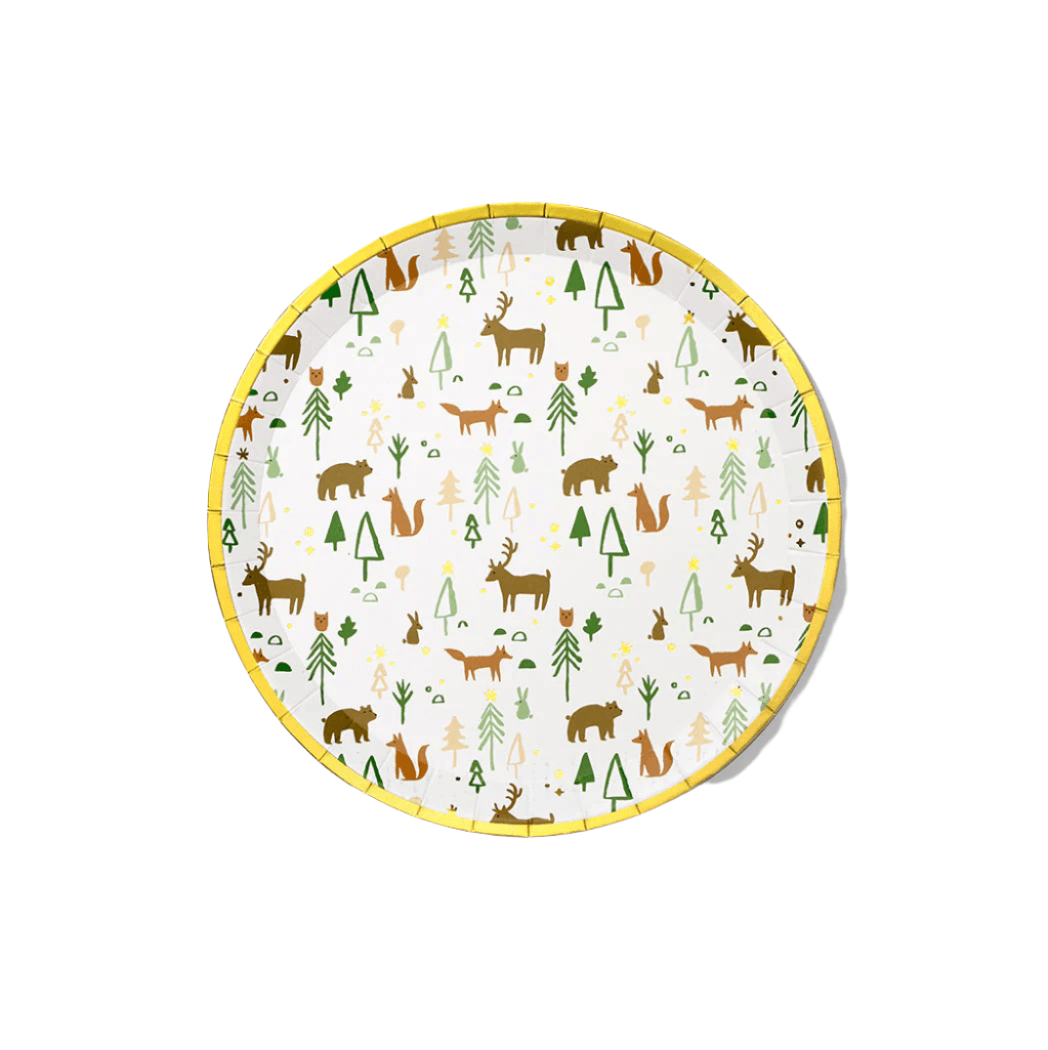Woodland Wonders Large Plates (10 per pack) | Amazing Pinatas