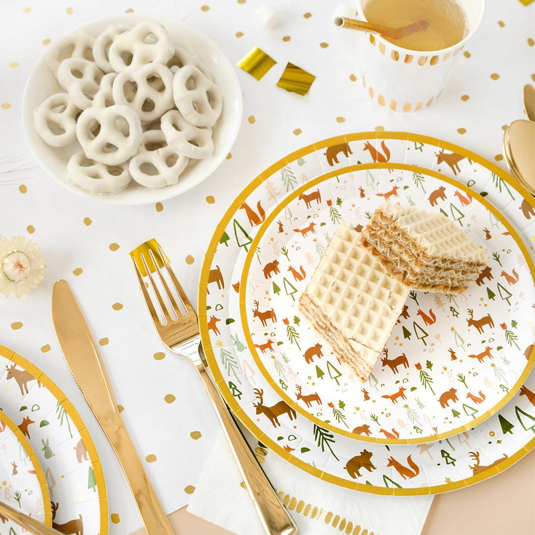 Woodland Wonders Large Plates (10 per pack) | Amazing Pinatas