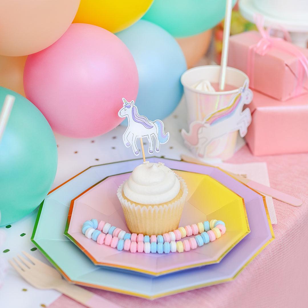 Yes Way, Ombre Large Plates (10 per pack) | Amazing Pinatas