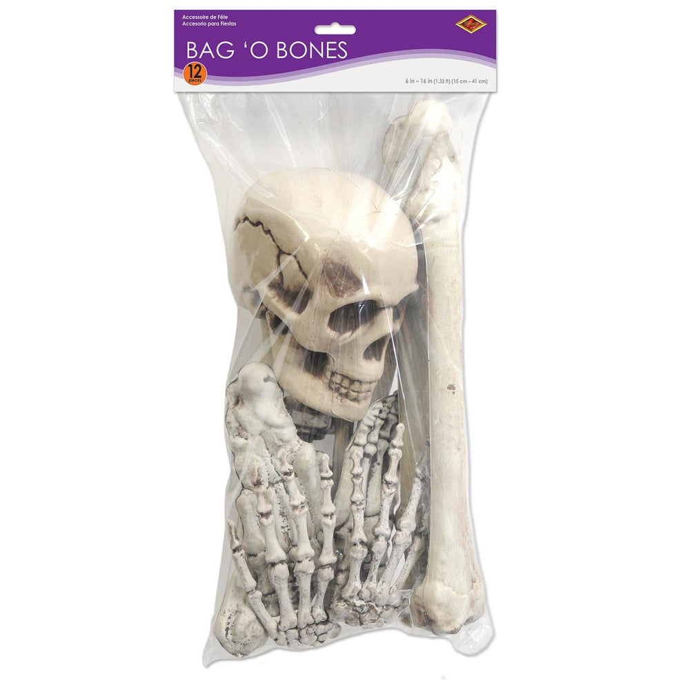 
                  
                    12 Piece Halloween Bag 'O Bones | Amazing Pinatas 
                  
                