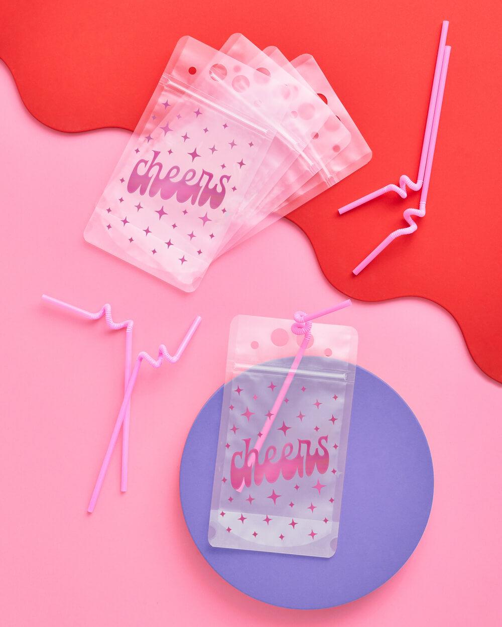 Cheers Sippers - 16 drink pouches