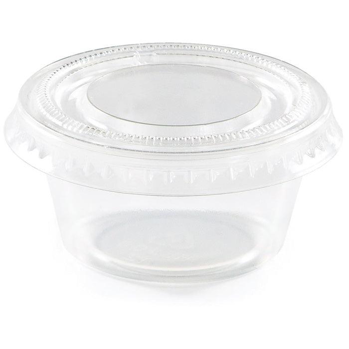 2 Oz Portion Cups, Clear With Lid, 24 ct | Amazing Pinatas 