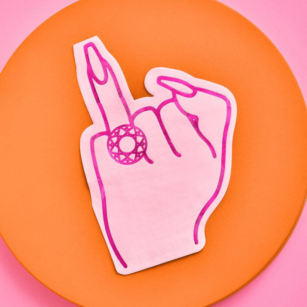 
                  
                    Bling Ring Napkins - 25 foil napkins
                  
                