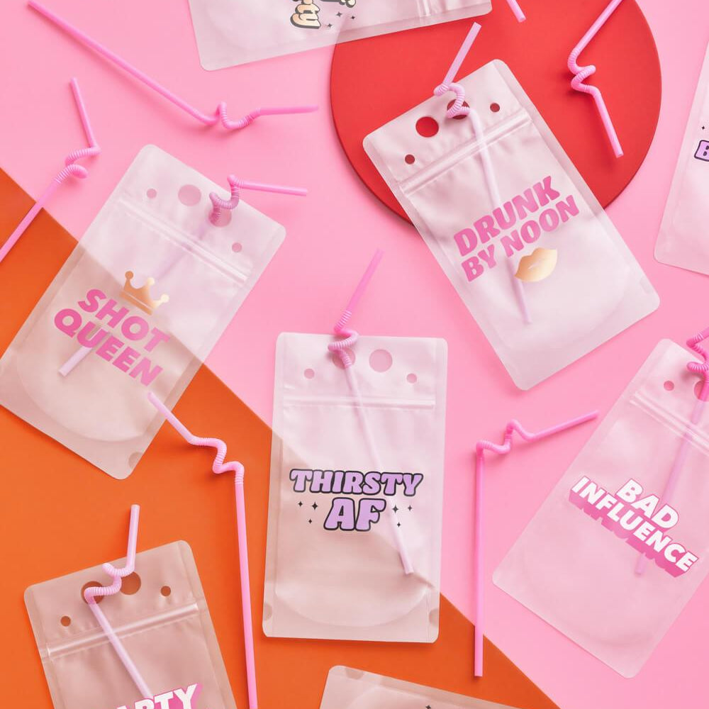 Guess Who Sippers - 16 drink pouches