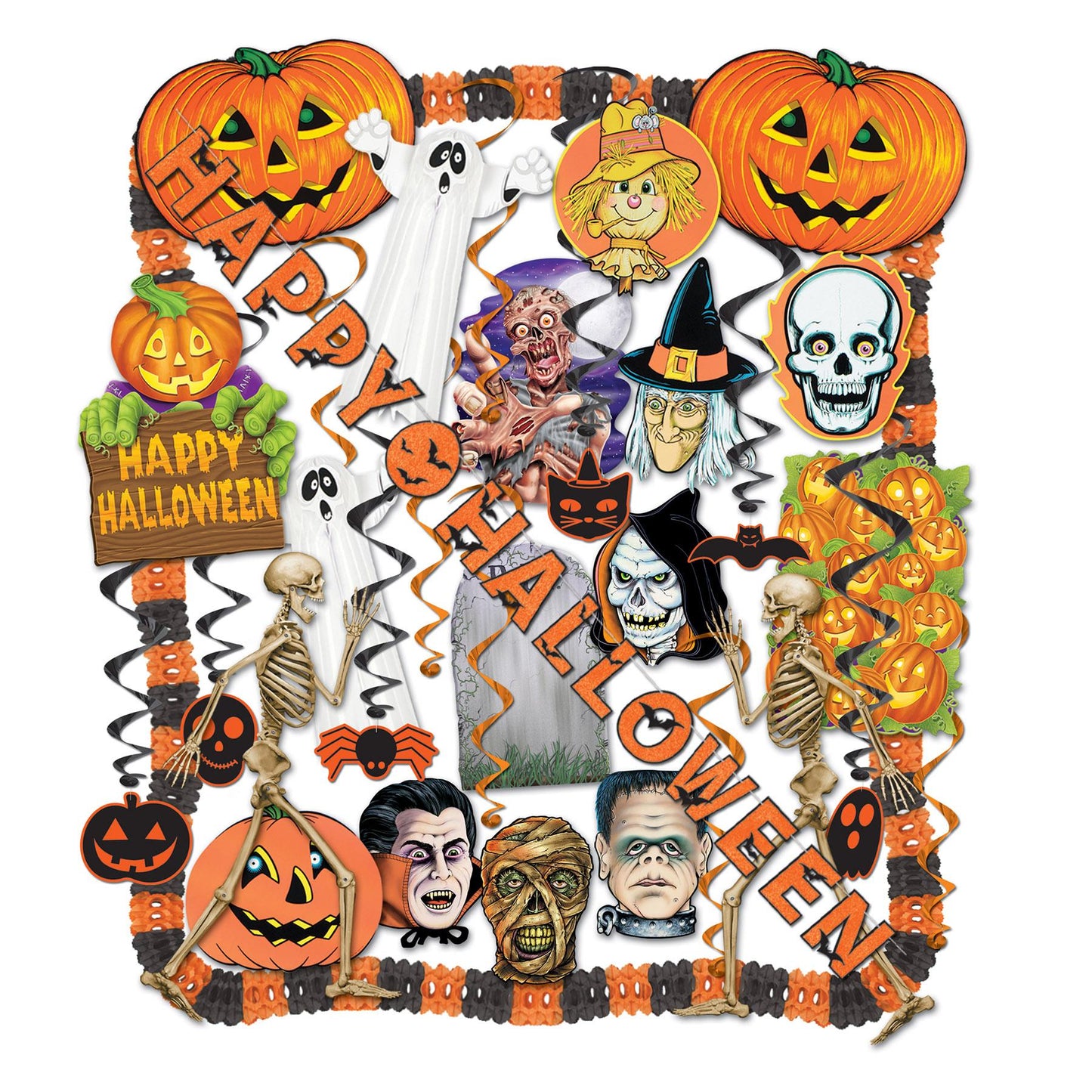 26 Piece Halloween Decorating Kit | Amazing Pinatas 