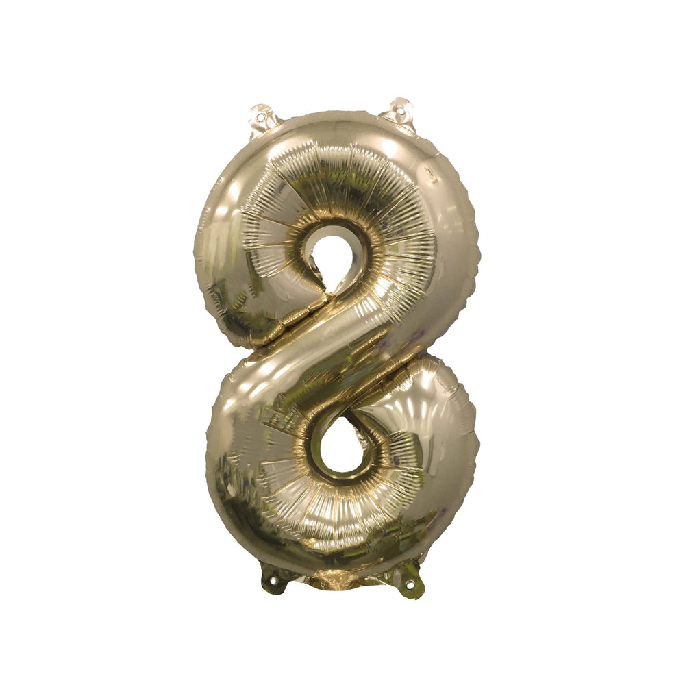 
                  
                    32" Ellie's Chrome Gold Mylar Number Balloons (1 Count) | Amazing Pinatas 
                  
                