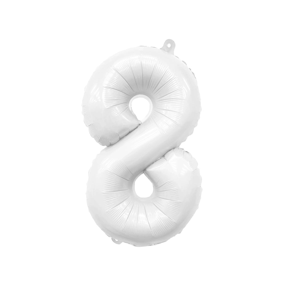 
                  
                    32" Ellie's White Mylar Number Balloons (1 Count) | Amazing Pinatas 
                  
                