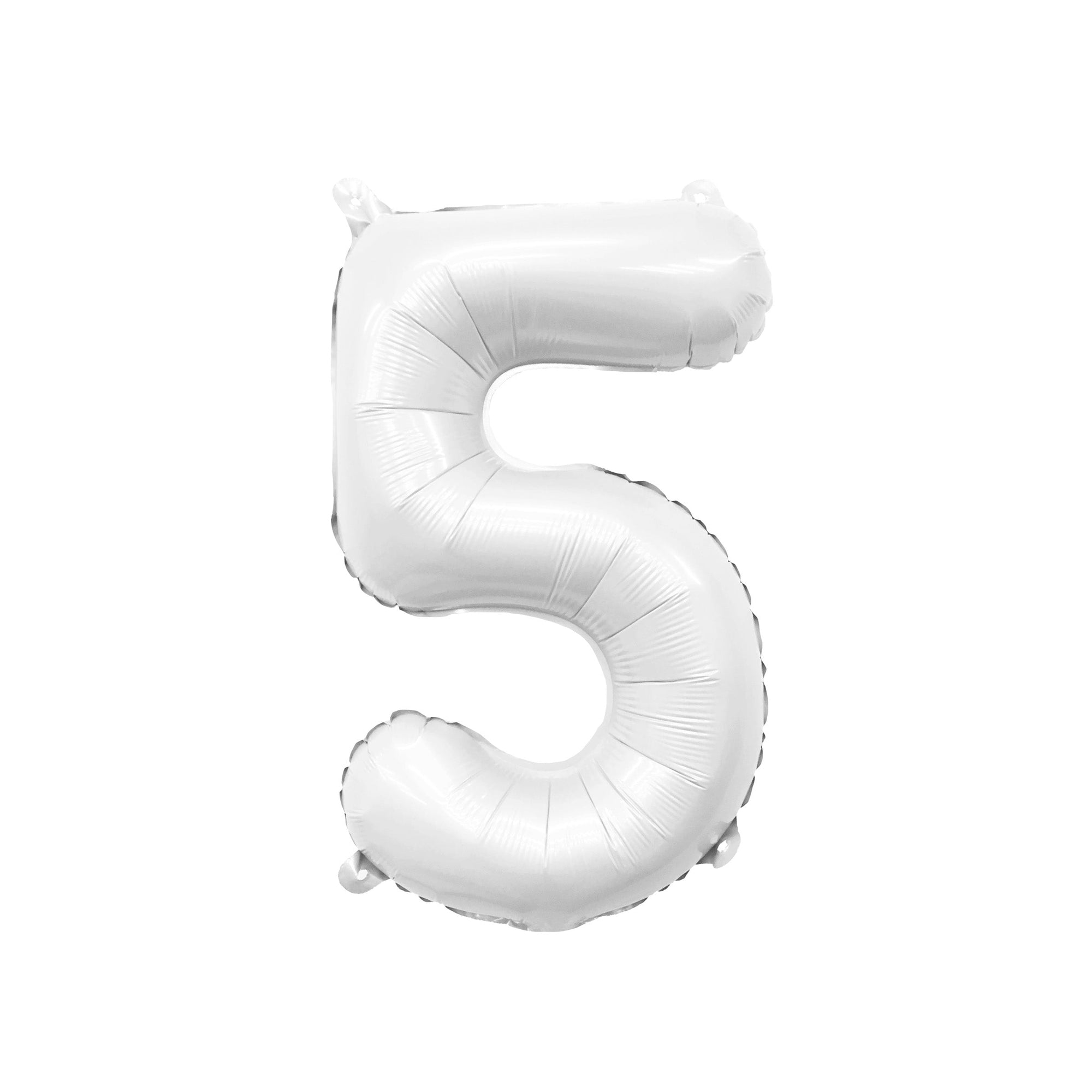 32" Ellie's White Mylar Number Balloons (1 Count) | Amazing Pinatas 