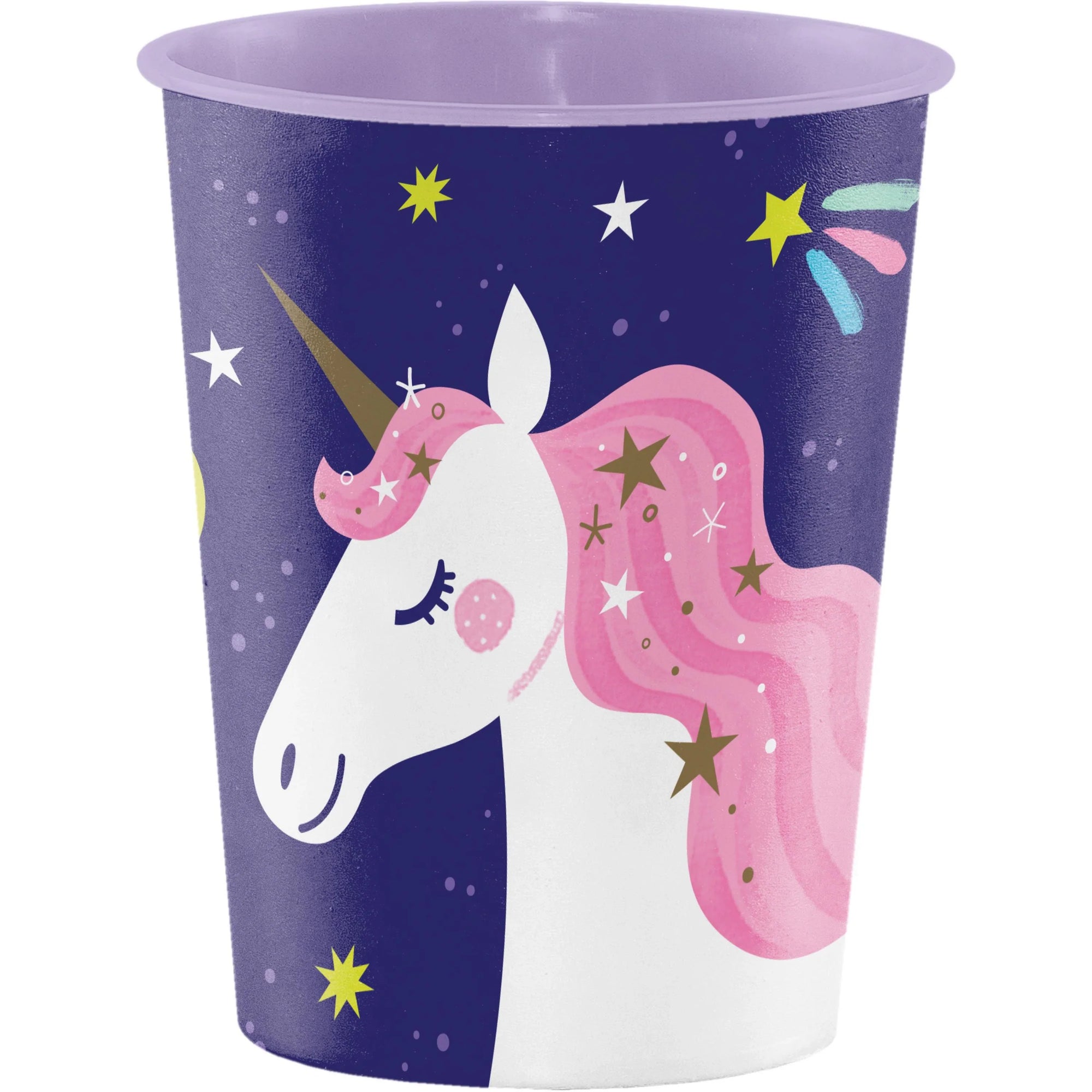 Unicorn Galaxy Plastic Keepsake Cup 16oz. (1/Pkg)