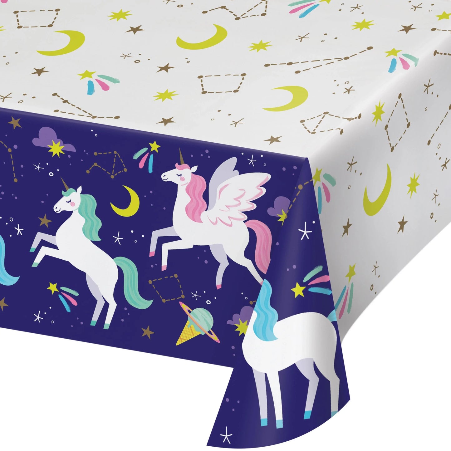 Unicorn Galaxy Tablecover, Paper 54"x102" (1/Pkg)