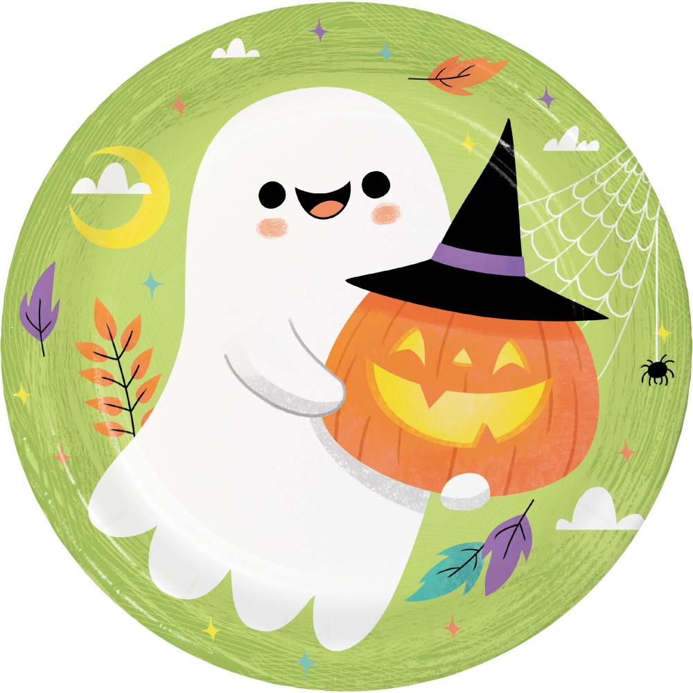 Fa-Boo-Lous Halloween Dinner Plate (8 per Pkg)