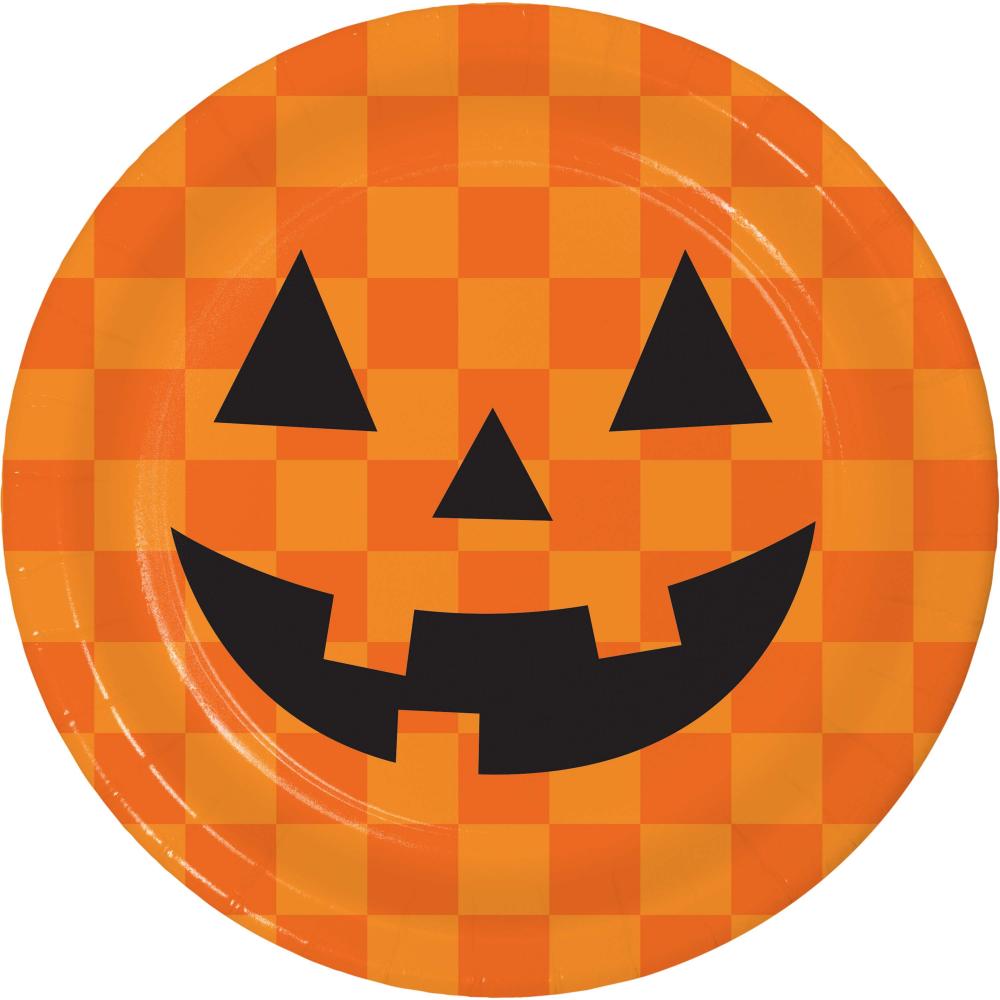 Retro Halloween Luncheon Plate (8 per Pkg)