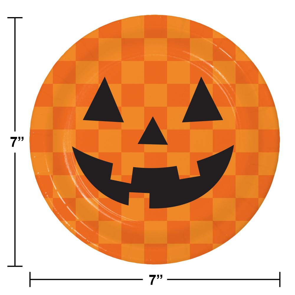 Retro Halloween Luncheon Plate (8 per Pkg)