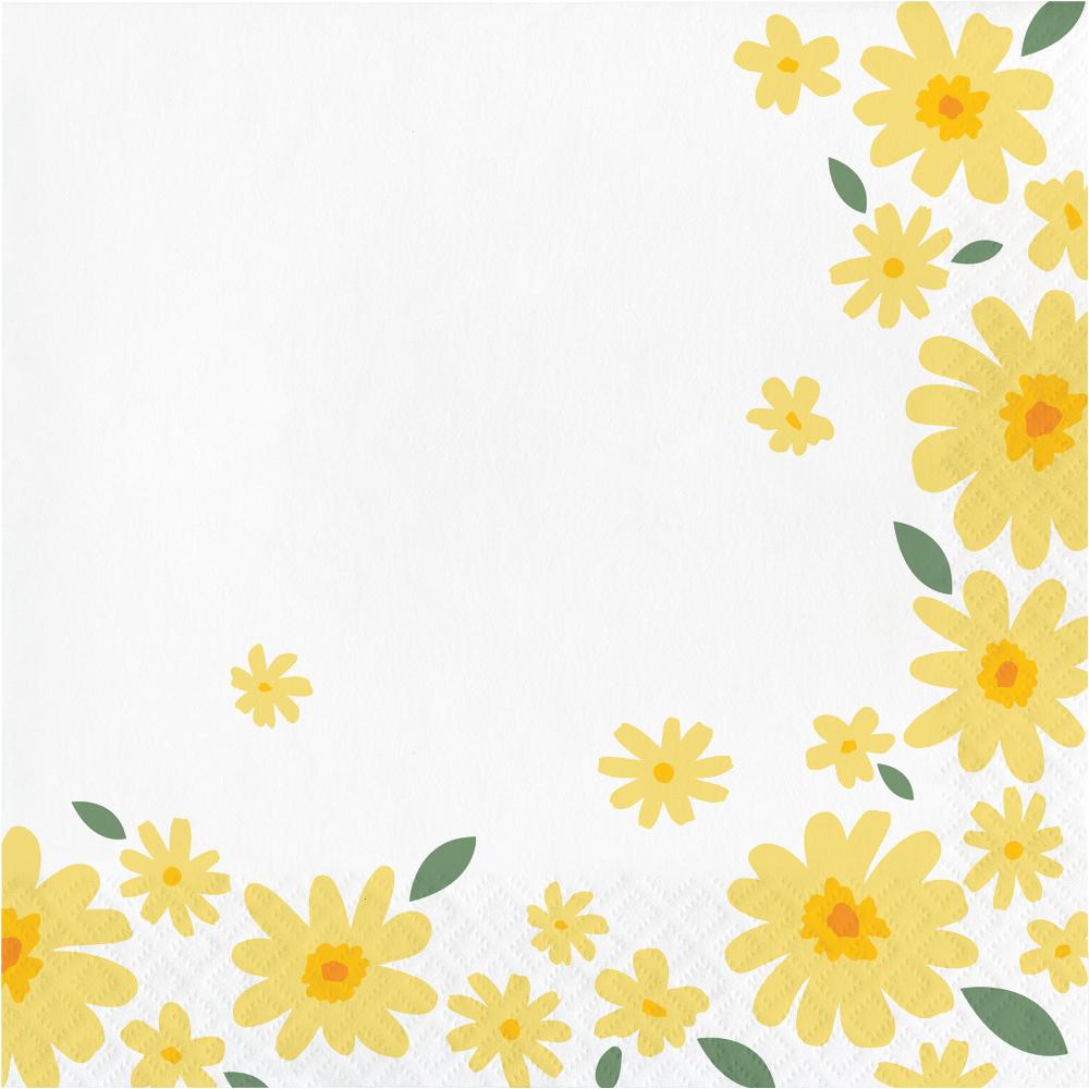 Sweet Daisy Lunch Napkin (16 per Pkg)