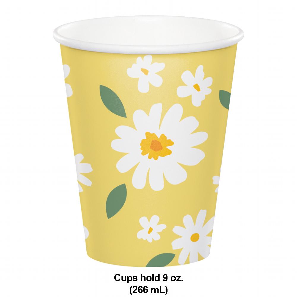 Sweet Daisy Hot/Cold Cup 9oz. (8 per Pkg)