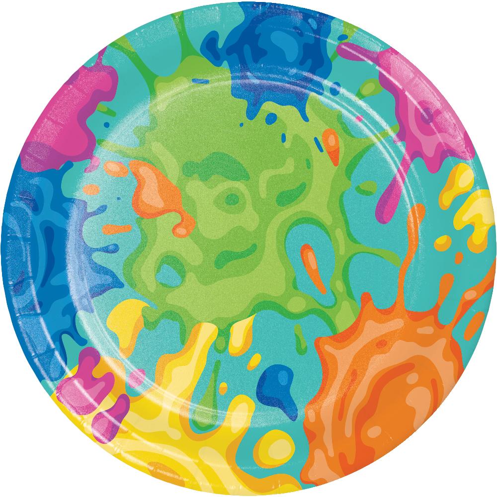 Splatter Luncheon Plate (8 per Pkg)