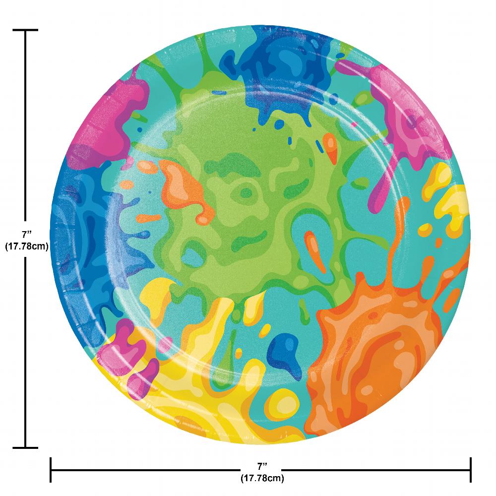 Splatter Luncheon Plate (8 per Pkg)