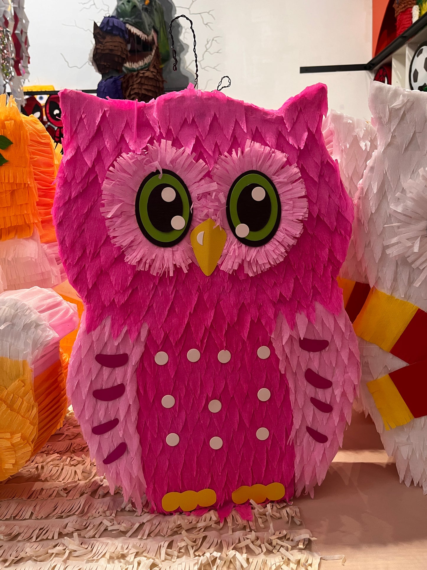 Pink Owl Piñata