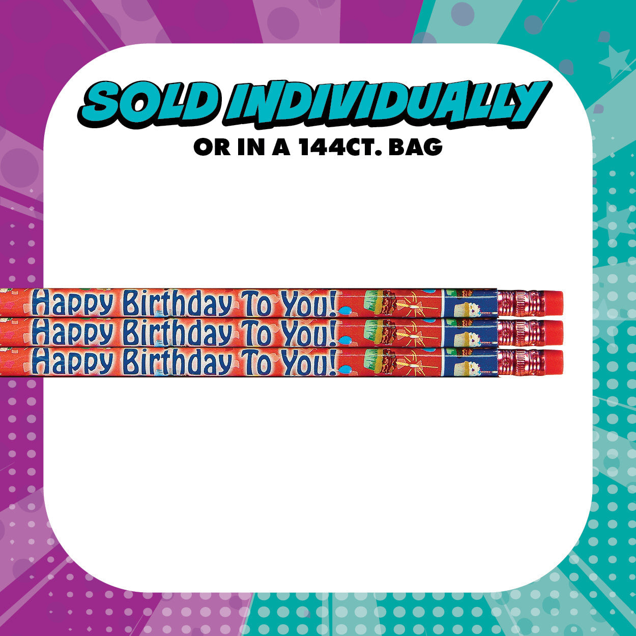 Happy Birthday Pencils