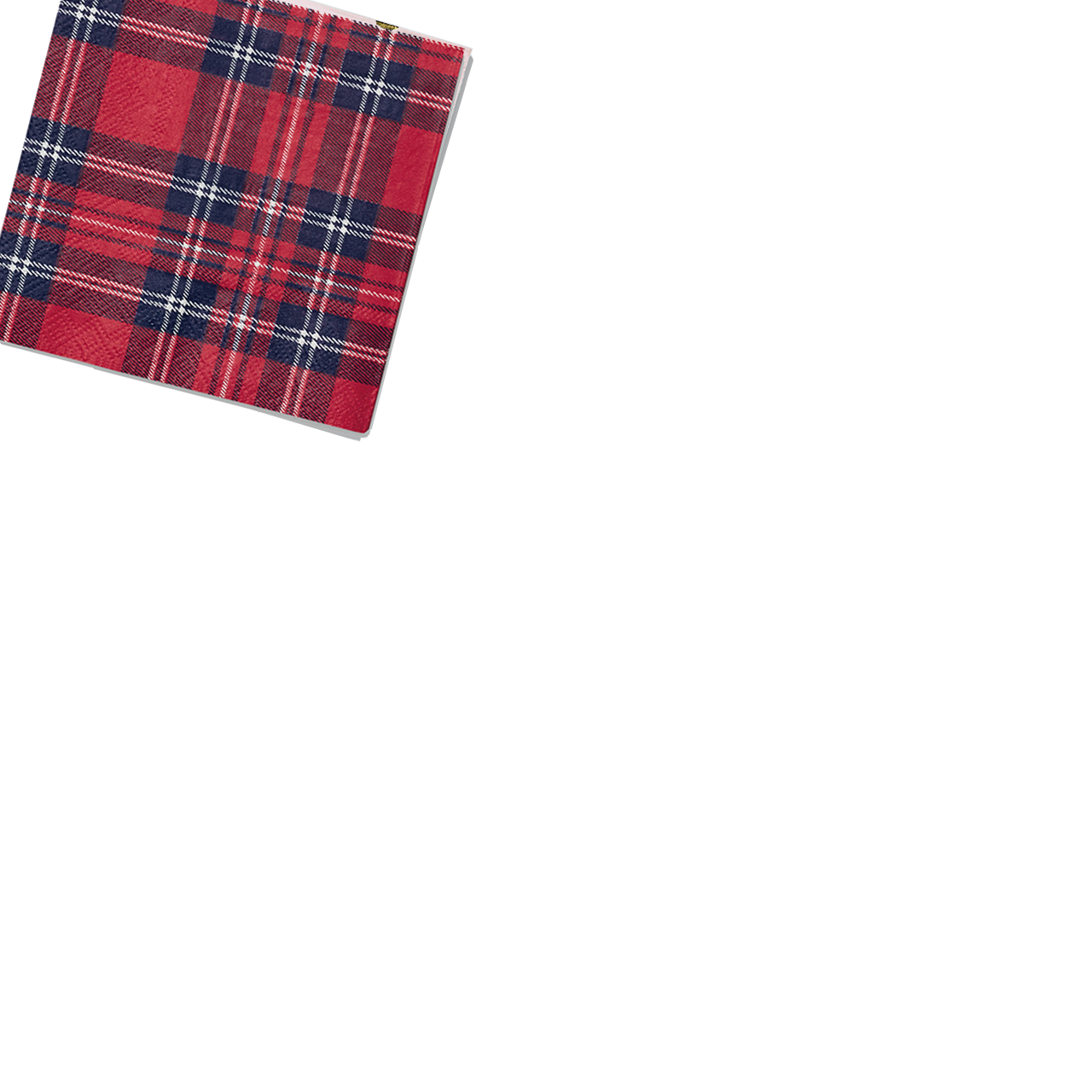 Draper James x Coterie Plaid Cocktail Napkins (25 per pack)