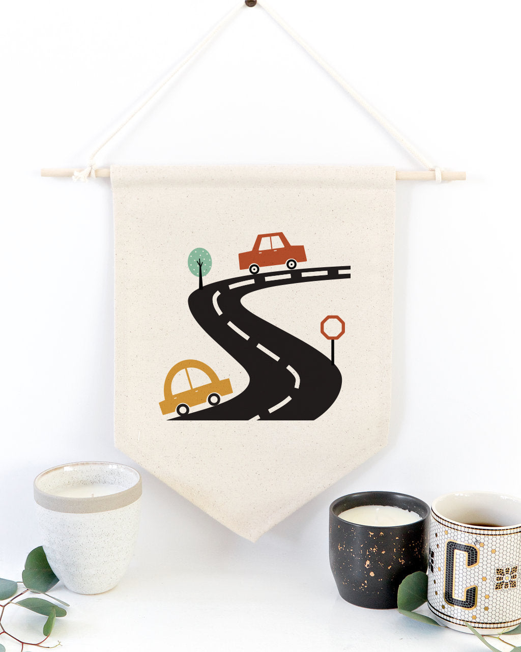 Cars Hanging Wall Banner