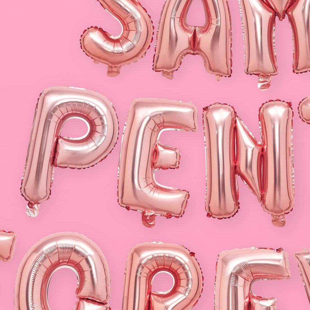 Same Penis 4ever Balloons - 16" foil balloons