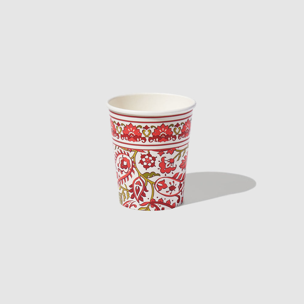 Festive Paisley Cups (10 per pack)