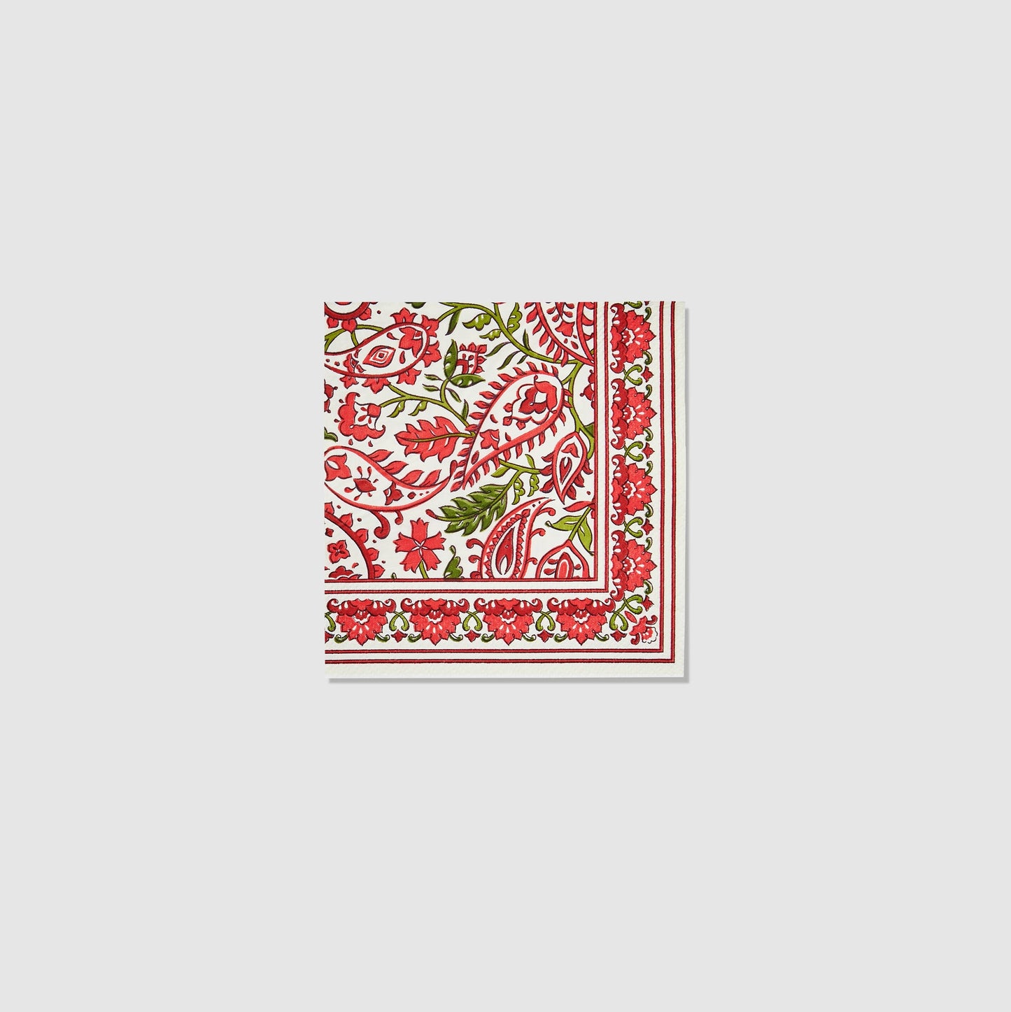 Festive Paisley Cocktail Napkins (25 per pack)