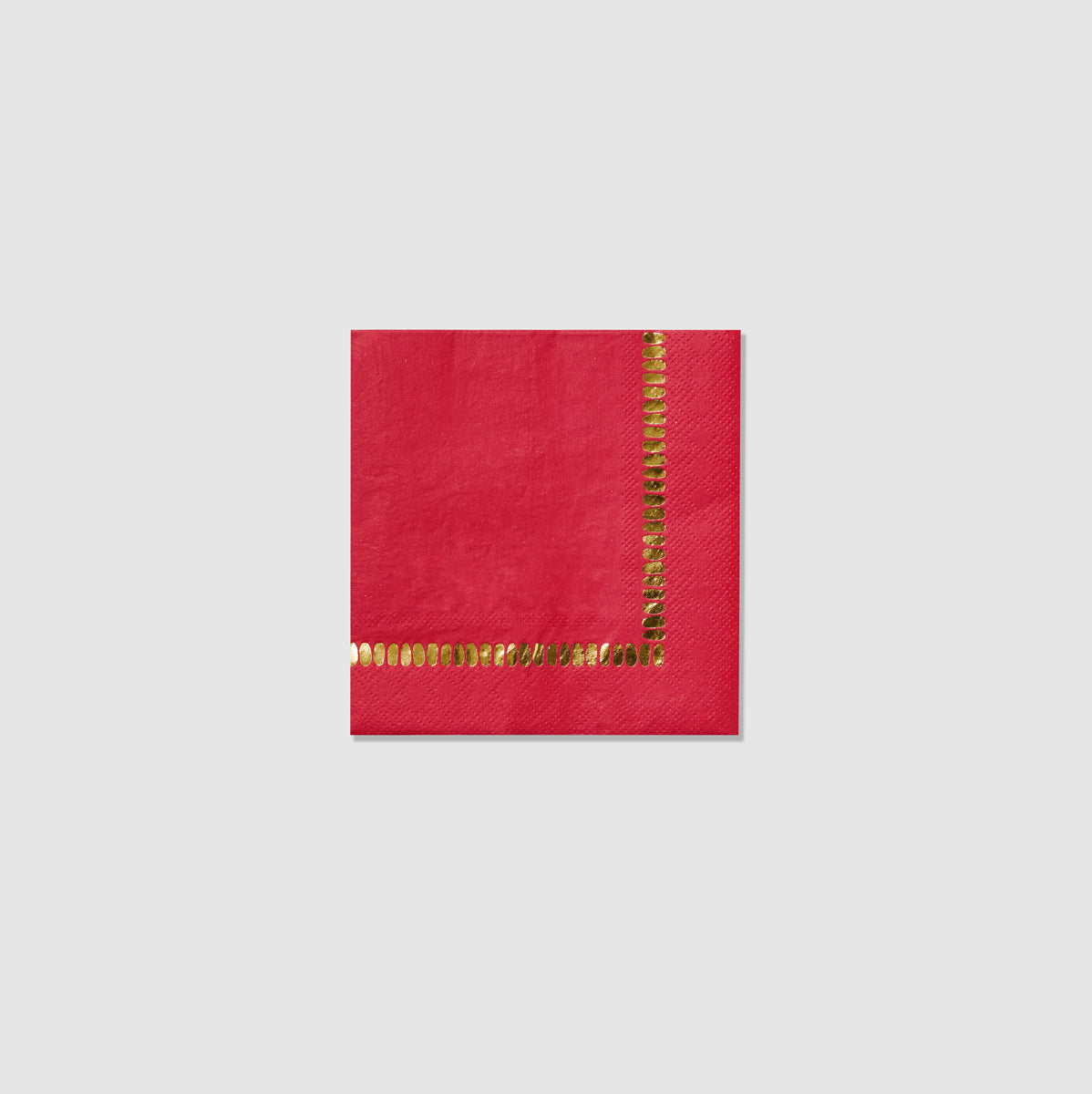 Dark Red Brushstroke Napkins (25 per pack)