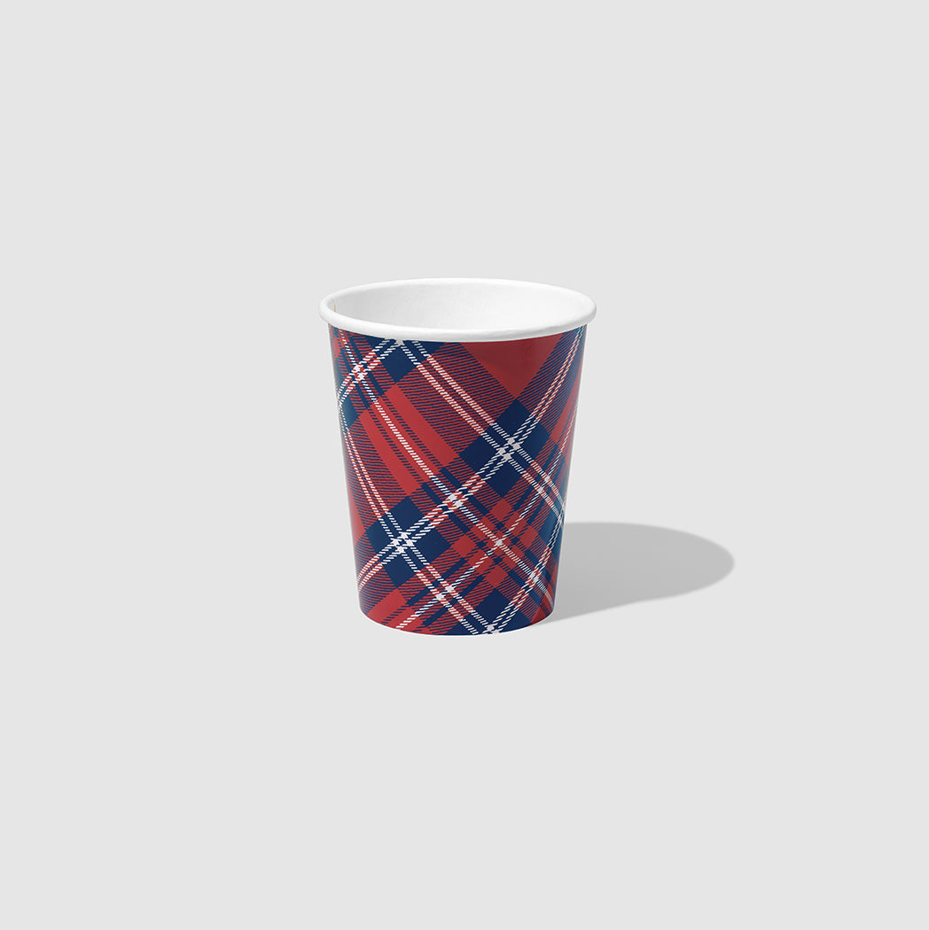 Draper James x Coterie Plaid Cups (10 per pack)