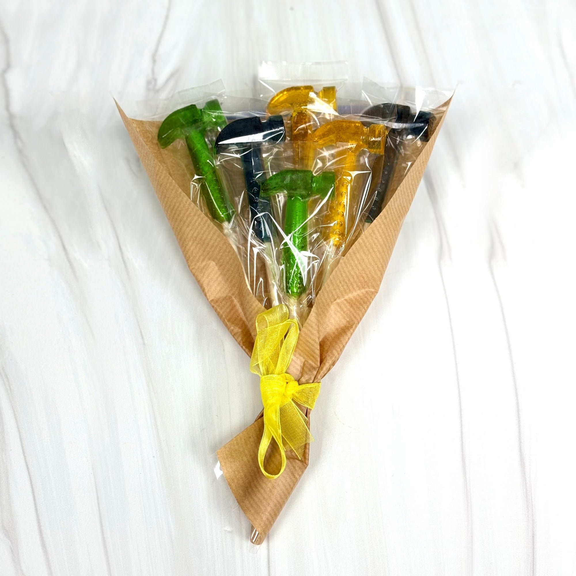 Hammer Lollipop Candy Bouquet